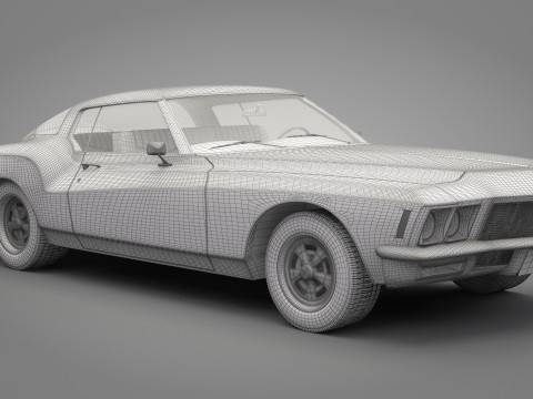 Generic Old Car 03 Model 3D