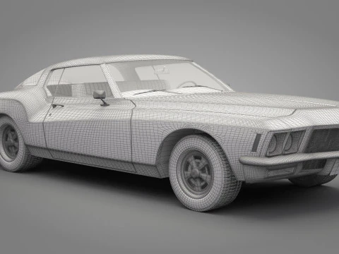 Generic Old Car 03 3D Model