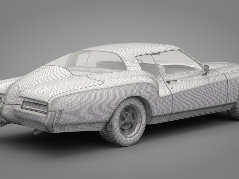 Generic Old Car 03 Model 3D