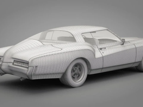 Generic Old Car 03 3D Model