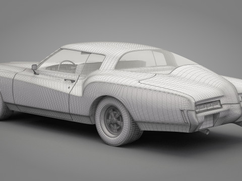 Generic Old Car 03 Model 3D