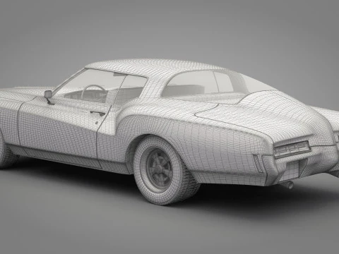 Generic Old Car 03 3D Model