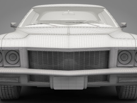 Generic Old Car 03 Model 3D