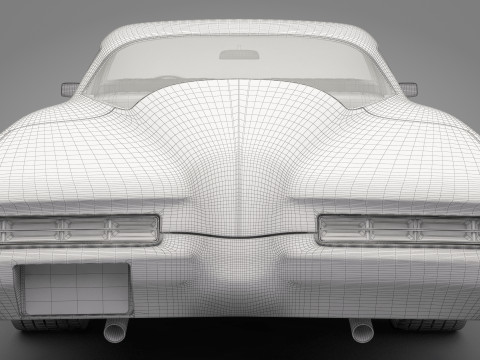Generic Old Car 03 Model 3D
