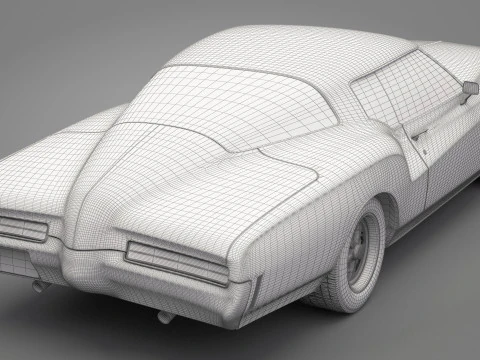Generic Old Car 03 3D Model
