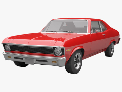 Generic Old Car 04 Model 3D
