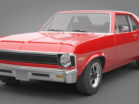 Generic Old Car 04 3D Model