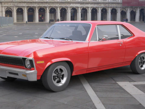 Generic Old Car 04 3D Model