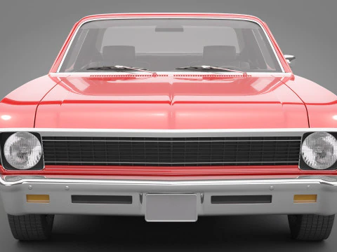 Generic Old Car 04 3D Model
