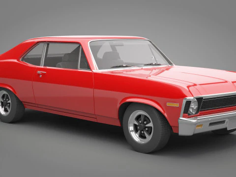 Generic Old Car 04 3D Model