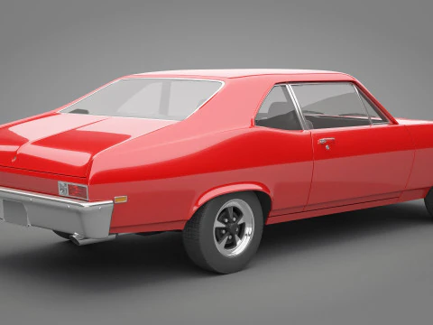 Generic Old Car 04 3D Model