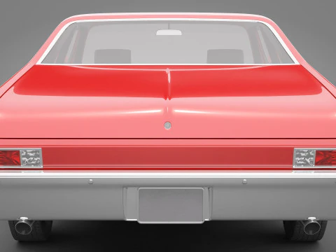 Generic Old Car 04 3D Model