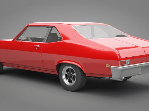 Generic Old Car 04 3D Model