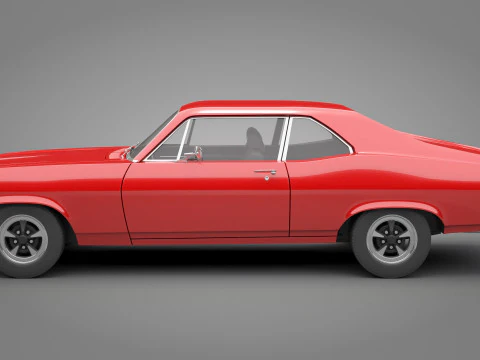 Generic Old Car 04 3D Model