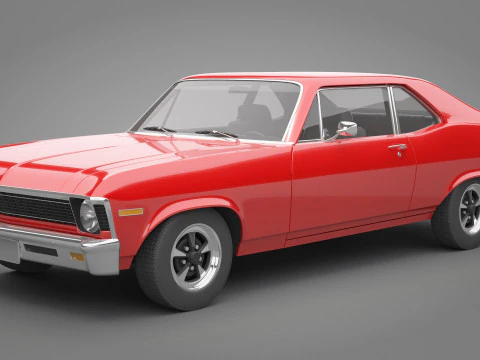 Generic Old Car 04 3D Model