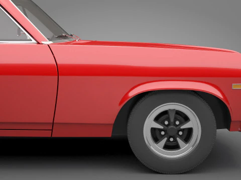 Generic Old Car 04 3D Model
