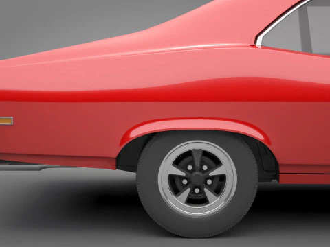 Generic Old Car 04 3D Model