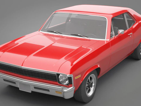Generic Old Car 04 3D Model