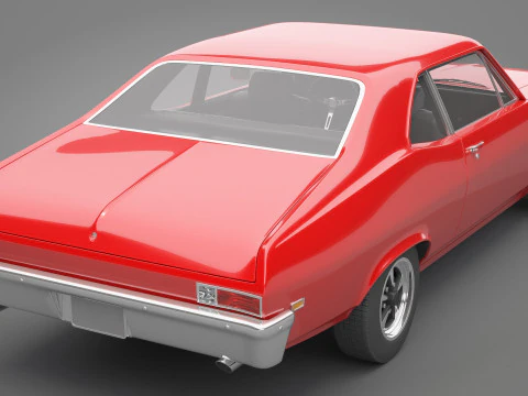 Generic Old Car 04 3D Model