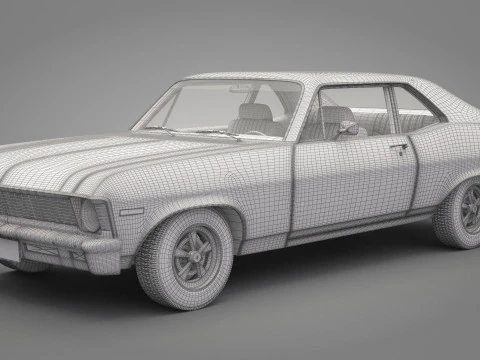 Generic Old Car 04 3D Model