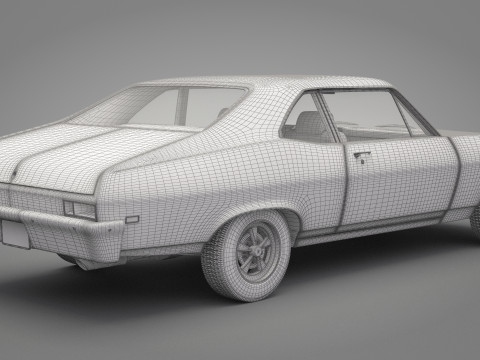 Generic Old Car 04 Modèle 3D