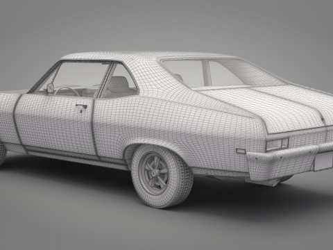 Generic Old Car 04 Modèle 3D