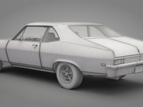 Generic Old Car 04 3D Model