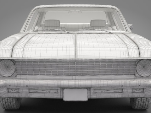 Generic Old Car 04 Modèle 3D