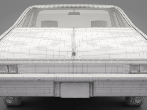 Generic Old Car 04 3D Model