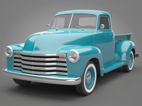 Generic Old Pickup Truck 01 3D Модель