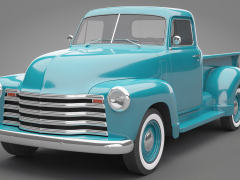 Generic Old Pickup Truck 01 3D मॉडल