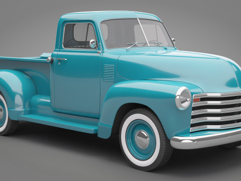 Generic Old Pickup Truck 01 3D मॉडल