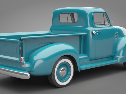 Generic Old Pickup Truck 01 3D मॉडल