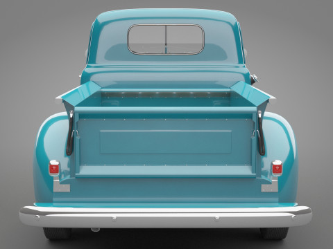 Generic Old Pickup Truck 01 3D मॉडल