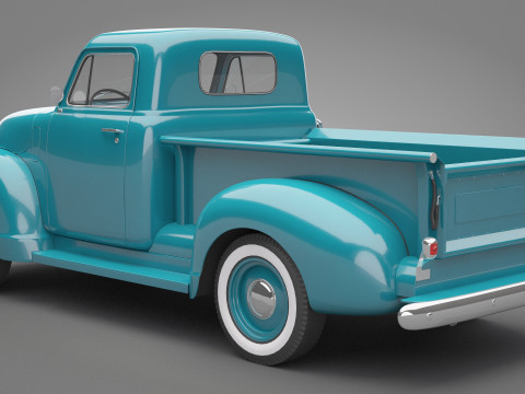 Generic Old Pickup Truck 01 3D मॉडल