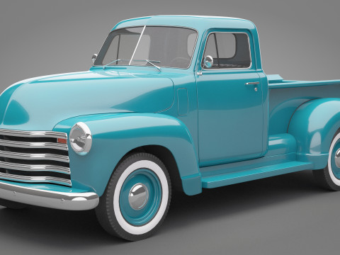 Generic Old Pickup Truck 01 3D मॉडल