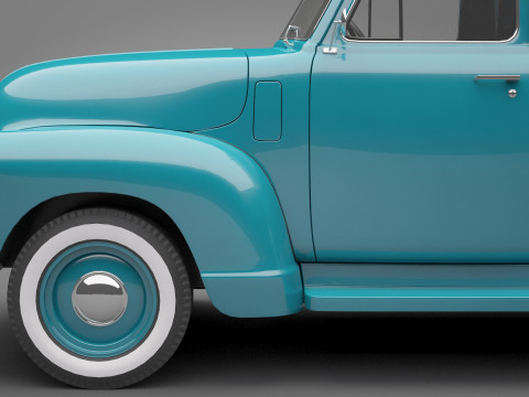 Generic Old Pickup Truck 01 3D मॉडल