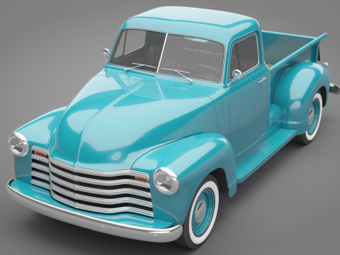 Generic Old Pickup Truck 01 3D मॉडल