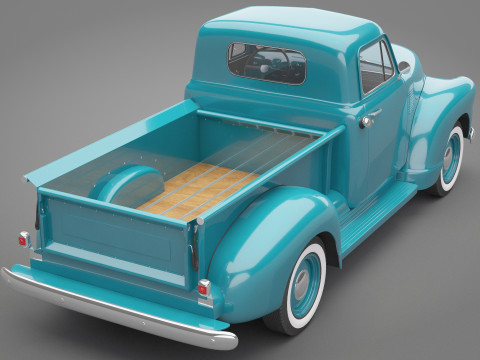 Generic Old Pickup Truck 01 3D मॉडल