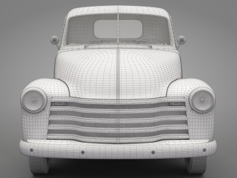 Generic Old Pickup Truck 01 3D मॉडल