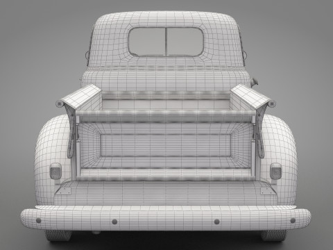 Generic Old Pickup Truck 01 3D मॉडल