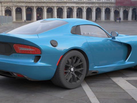 Dodge Viper 3Dモデル