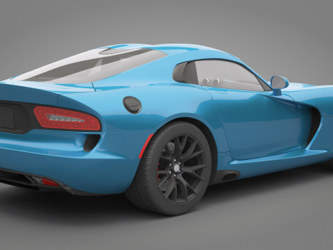 Dodge Viper 3Dモデル