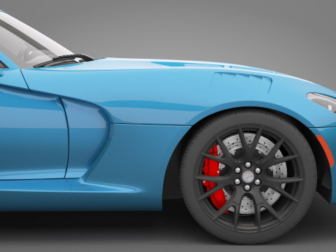 Dodge Viper 3Dモデル