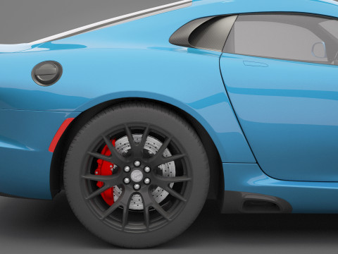 Dodge Viper 3Dモデル