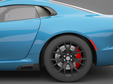 Dodge Viper 3Dモデル