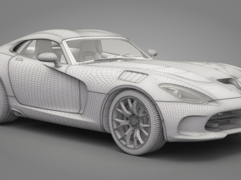 Dodge Viper 3Dモデル