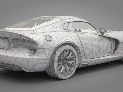 Dodge Viper 3Dモデル