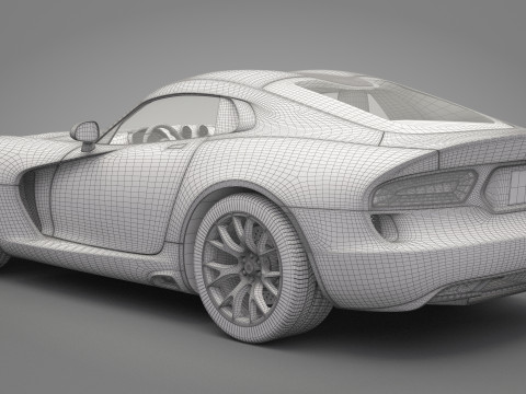 Dodge Viper 3Dモデル