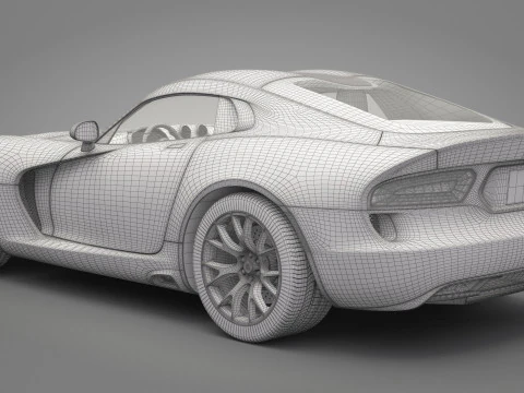 Dodge Viper 3D Model